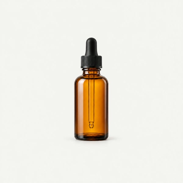 UV resistant amber apothecary glass jars and bottles