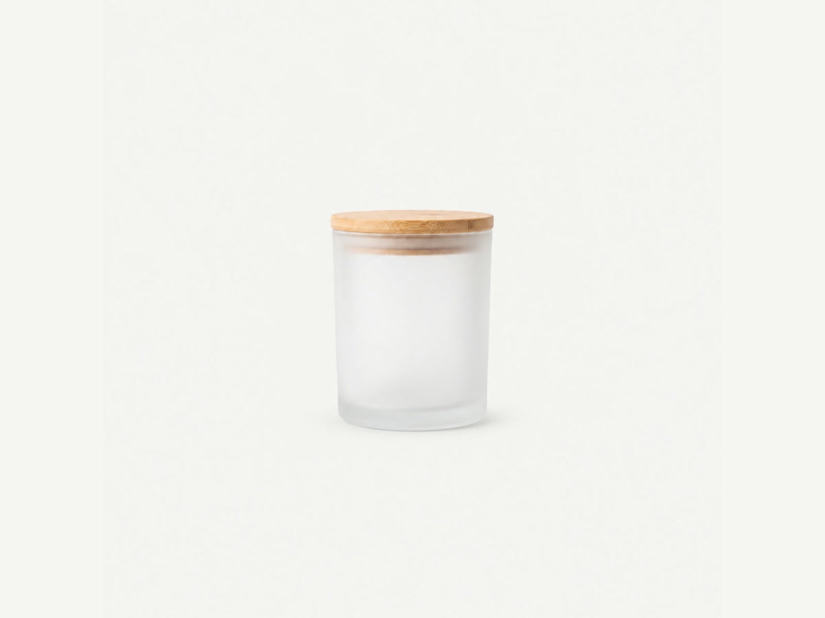 Glass candle jars and containers with lids, wholesale bulk