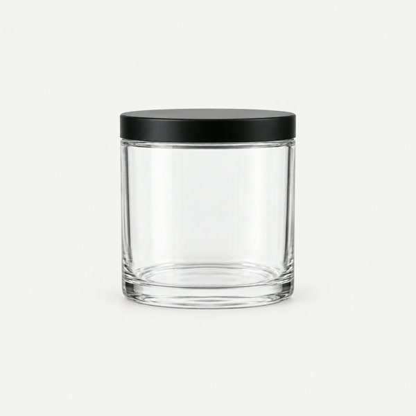 Straight side glass candle jars 4oz 8oz 10oz 16oz bulk