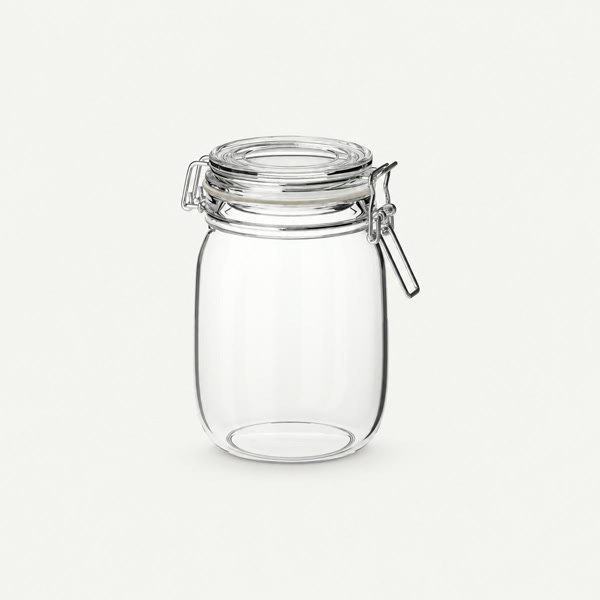 16oz pint mason jar and airtight clamp lid glass storage jar bulk