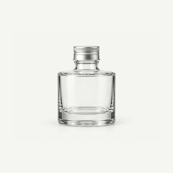 Clear glass reed diffuser bottles 50ml to 500ml with aluminium caps